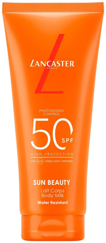 Lancaster Sun Care Face & Body Sun Beauty Body Milk SPF 50 kūno pienelis nuo saulės, 100 ml