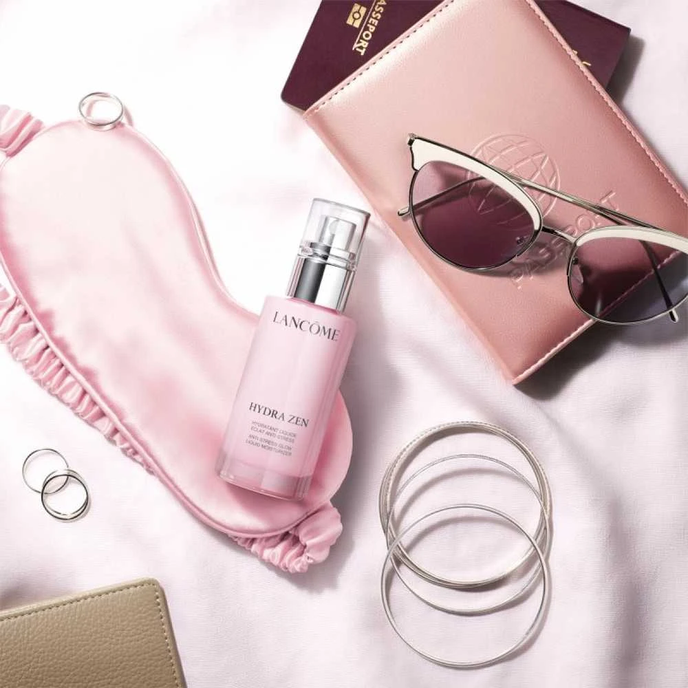 Lancome Hydra Zen Glow Liquid Soothing Moisturizer Spindesio suteikiantis drėkinamasis kremas veidui, 50 ml