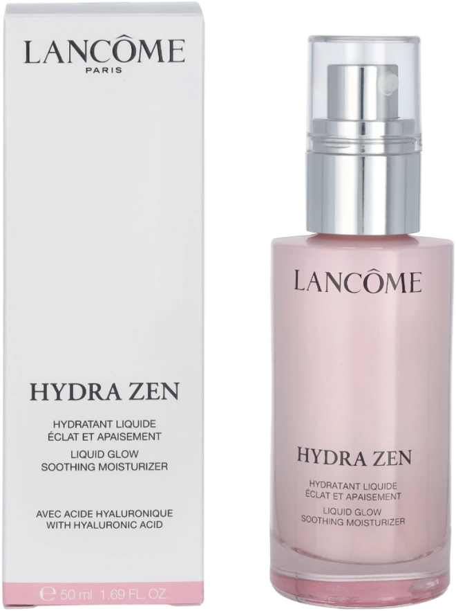 Lancome Hydra Zen Glow Liquid Soothing Moisturizer Spindesio suteikiantis drėkinamasis kremas veidui, 50 ml
