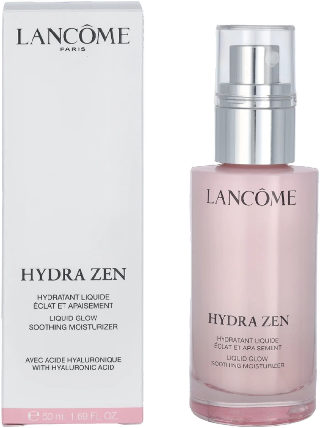 Lancome Hydra Zen Glow Liquid Soothing Moisturizer Spindesio suteikiantis drėkinamasis kremas veidui, 50 ml