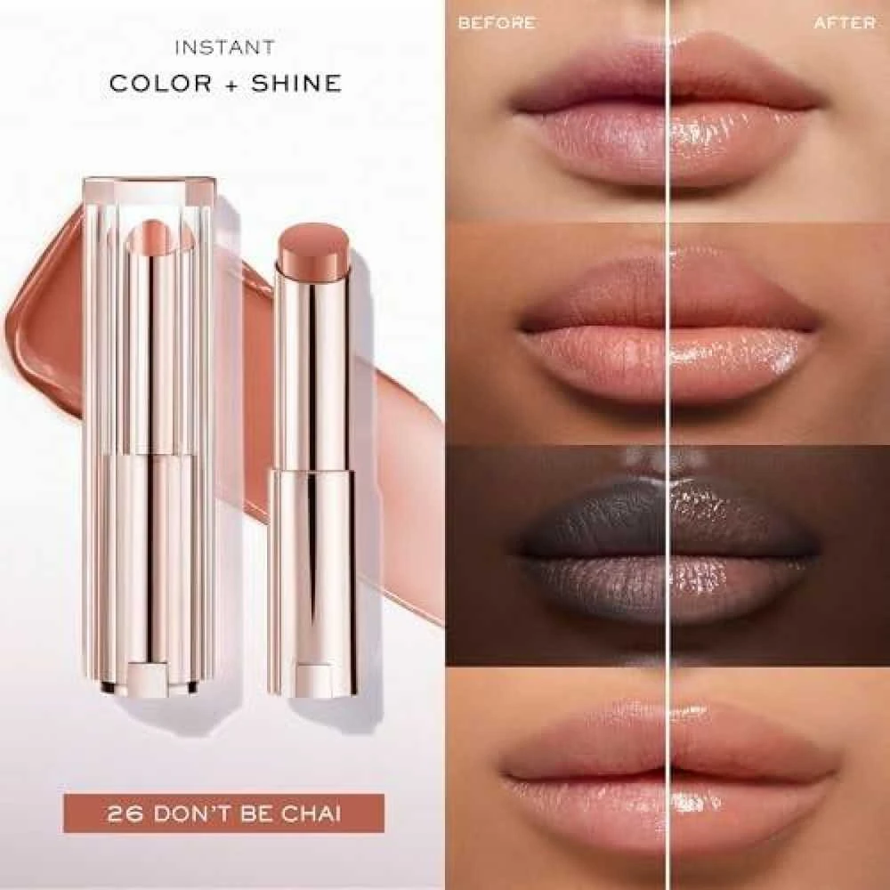 Lancôme Lip Idole Butterglow švytėjimo suteikiantis lūpų balzamas, atspalvis: 26 Don't Be Chai, 3 g