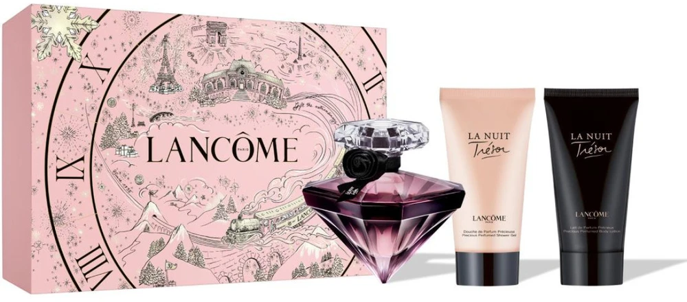 Lancome La Nuit Tresor Giftset rinkinys moterims (EDP, 30 ml + dušo želė, 50 ml + kūno losjonas, 50 ml)