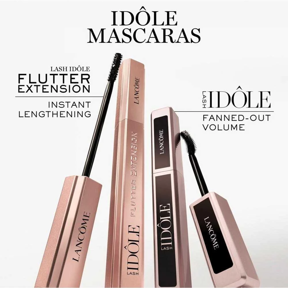 Lancome Lash Idole Flutter Extension Blakstienų tušas blakstienų tušas, atspalvis: Juodas, 8.5 ml