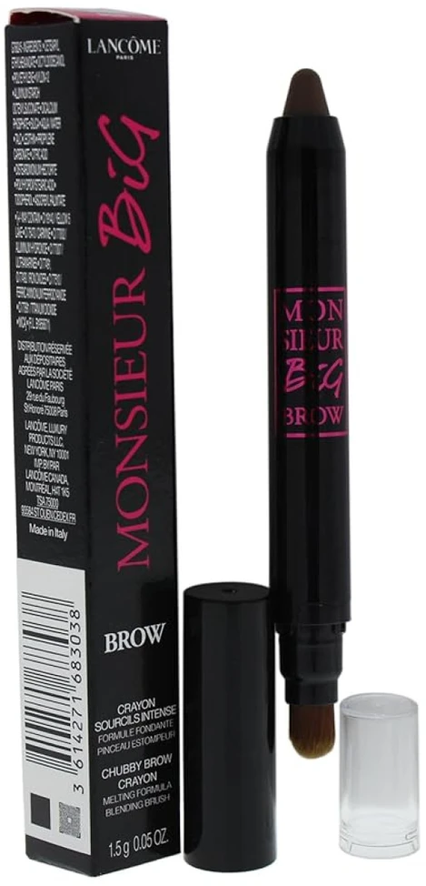 Lancome Monsieur Big Brow Blending Eyebrow Kreminis Pieštukas & 2-In-1 03 Brown 1.5 g