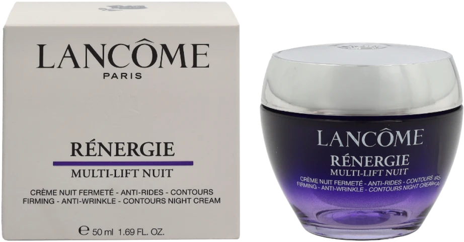 Lancome Renergie Nuit Multi-Lift Redefining Night Kreminis stangrinamasis naktinis veido kremas, 50 ml