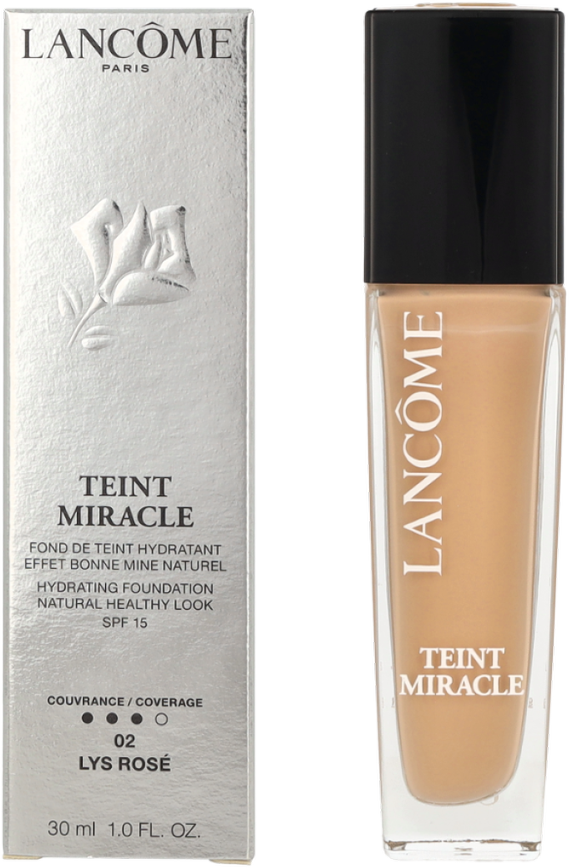 Makiažo pagrindas Lancome Teint Miracle N° 02 Lys rosé SPF15, 30