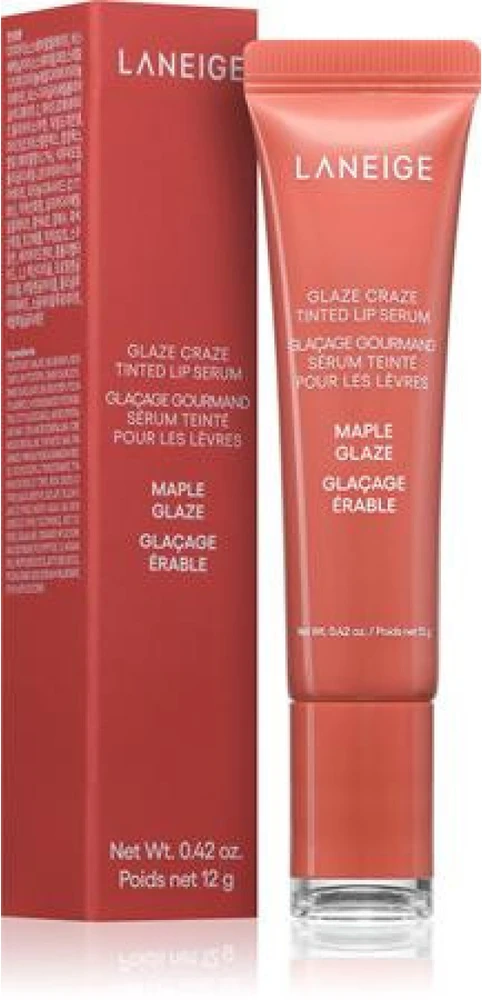 Laneige Glaze Craze Tinted Lip Serum lūpų serumas, atspalvis: Maple Glaze, 12 g
