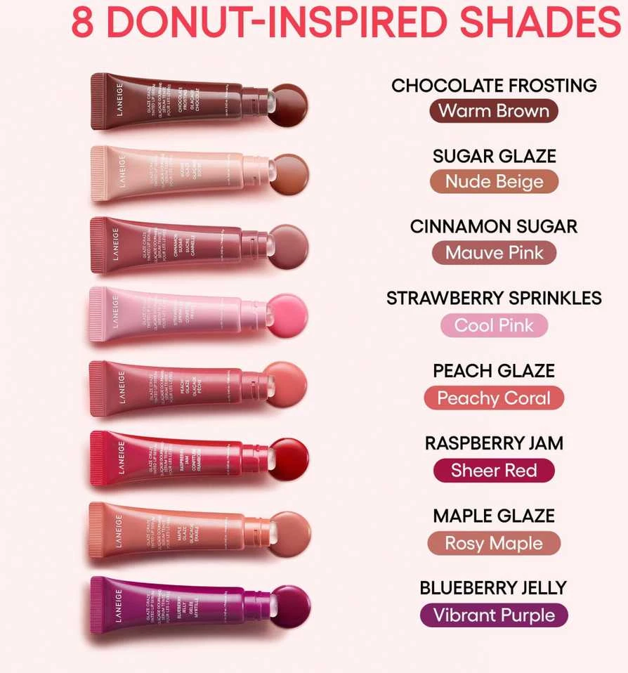 Laneige Glaze Craze Tinted Lip Serum lūpų balzamas-serumas su atspalviu, atspalvis: Raspberry Jam, 12 g