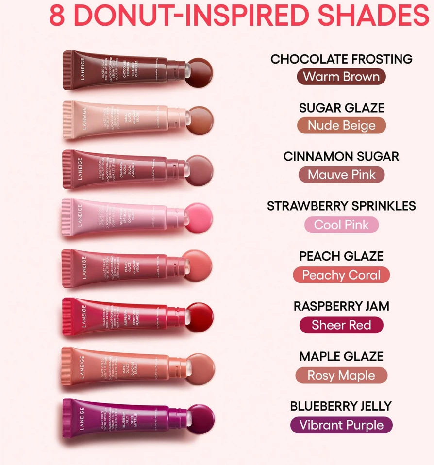 Laneige Glaze Craze Tinted Lip Serum lūpų balzamas-serumas su atspalviu, atspalvis: Raspberry Jam, 12 g