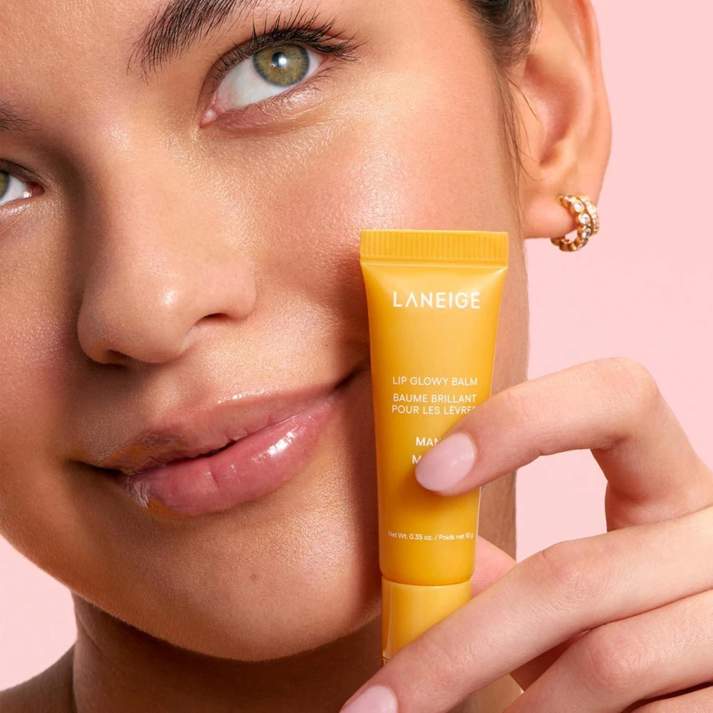 Laneige Lip Glowy Balm Mango lūpų balzamas, 10 g