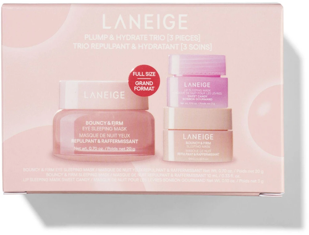 Laneige Plump & Hydrate Trio Set veido priežiūros rinkinys