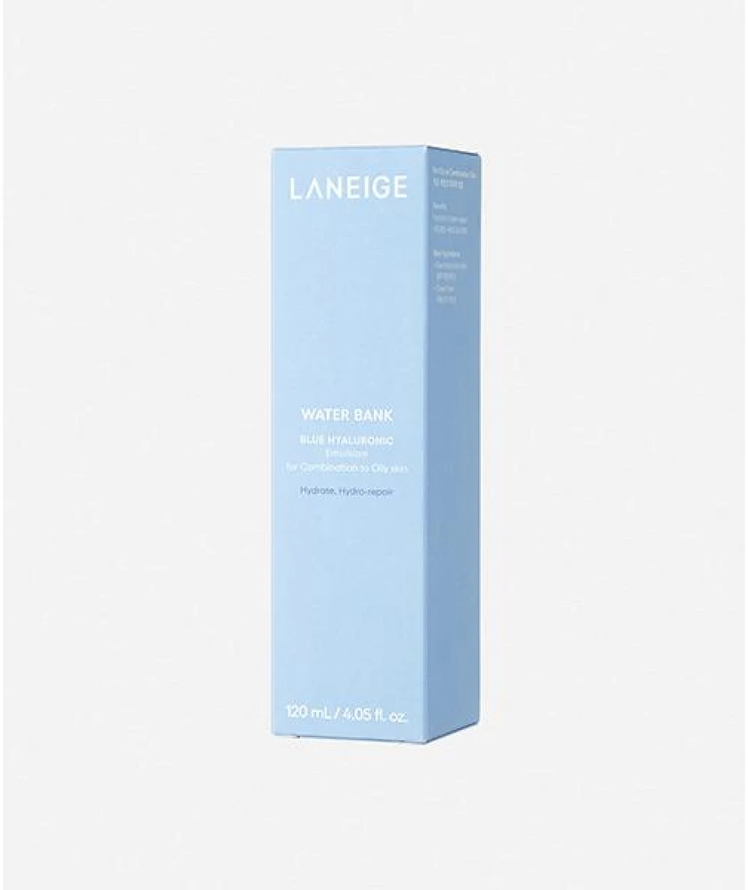 Laneige Veido emulsija mišriai ir riebiai odai Vanduo Bank Mėlyna Hyaluronic (emulsija) 120 ml