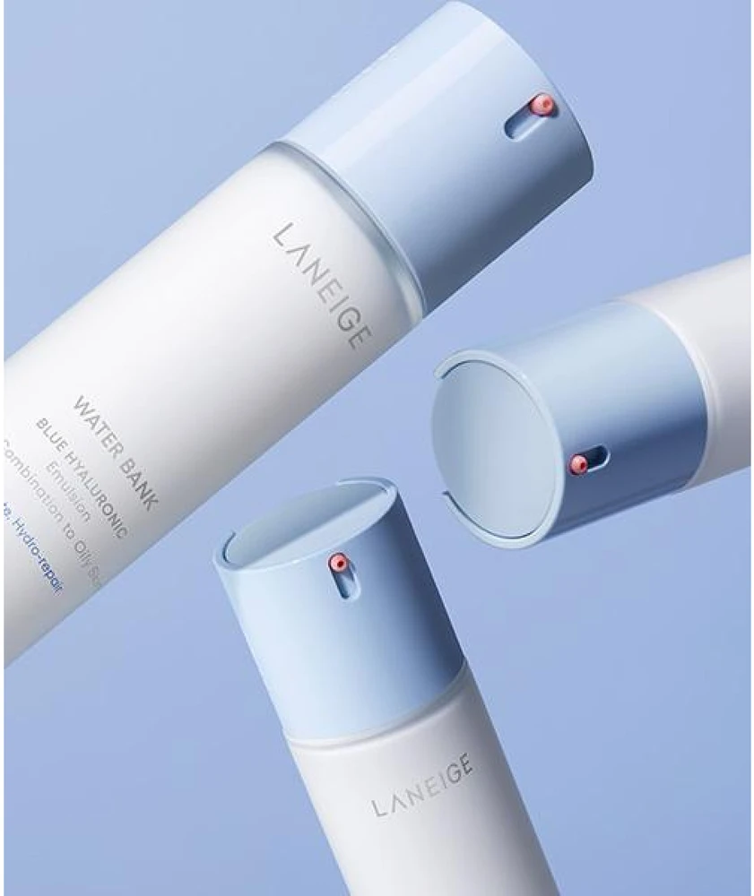 Laneige Veido emulsija mišriai ir riebiai odai Vanduo Bank Mėlyna Hyaluronic (emulsija) 120 ml