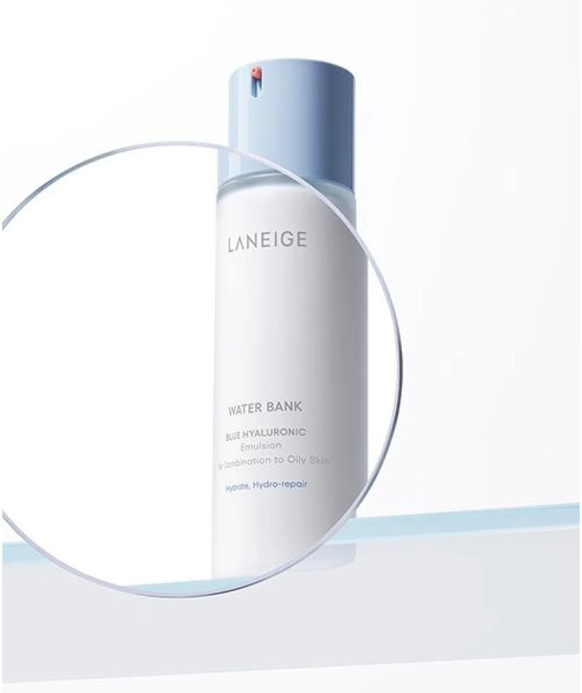 Laneige Veido emulsija mišriai ir riebiai odai Vanduo Bank Mėlyna Hyaluronic (emulsija) 120 ml