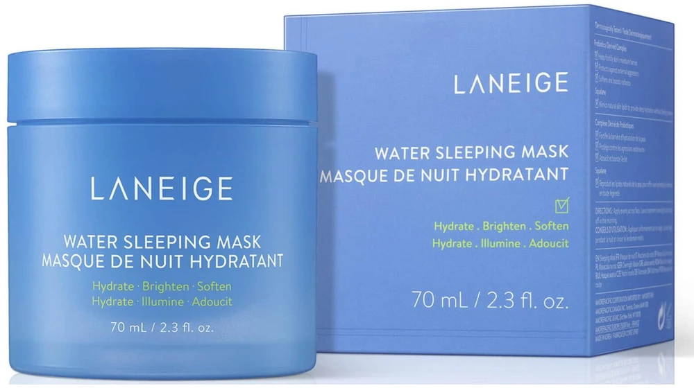 Laneige Vanduo Sleeping Mask naktinė drėkinamoji veido kaukė, 70 ml