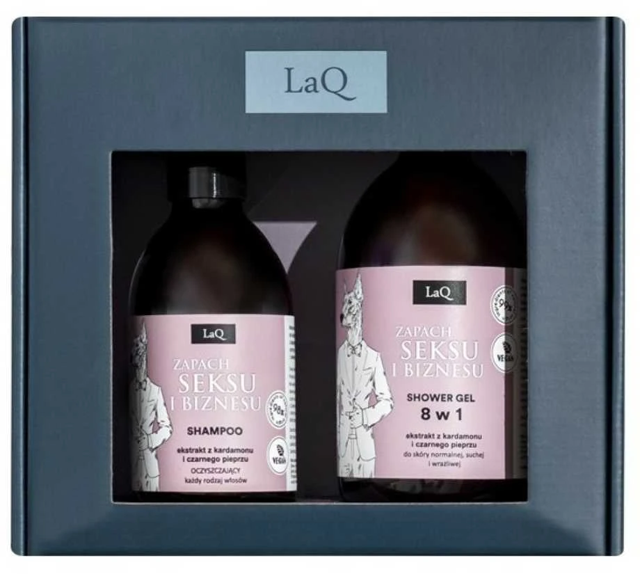LaQ Cosmetics rinkiniai vyrams