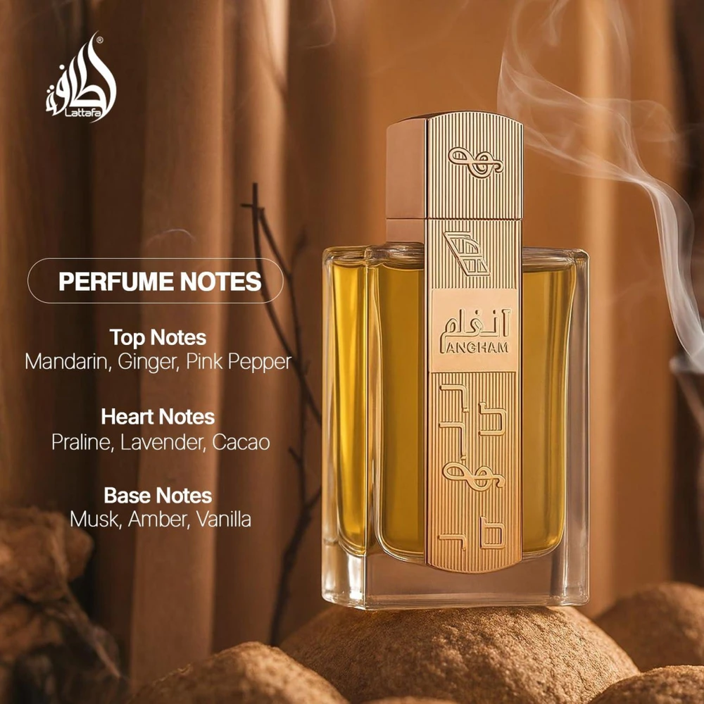 Lattafa Angham EDP parfumuotas vanduo unisex, 100 ml