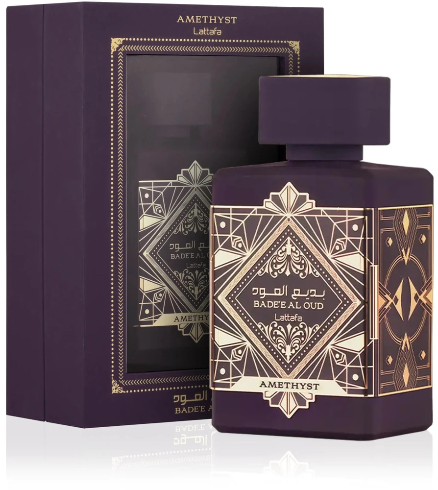 Lattafa Bade'e Al Oud Amethyst Fusion EDP parfumuotas vanduo unisex, 100 ml