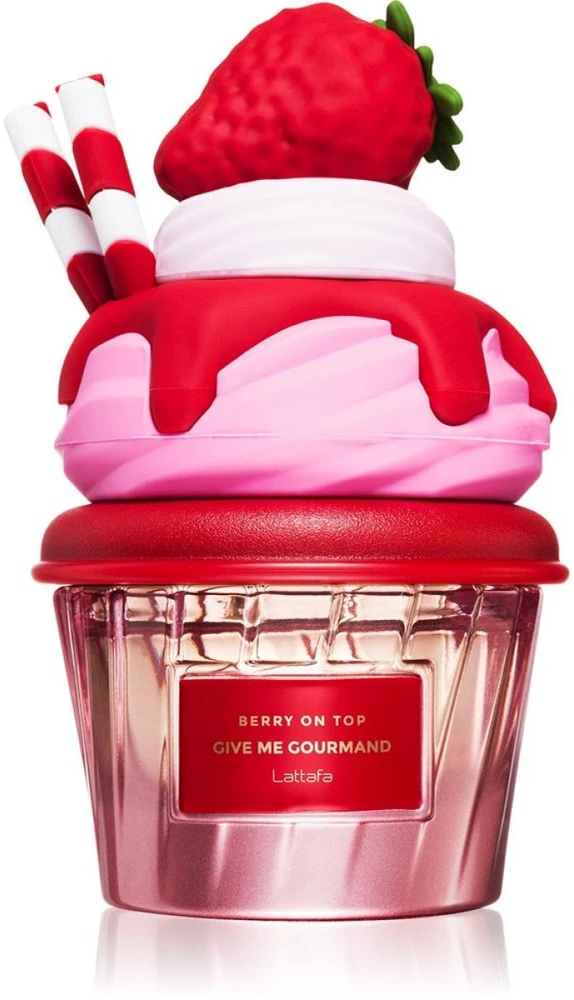 Lattafa Berry On Top Give Me Gourmand EDP parfumuotas vanduo moterims, 75 ml