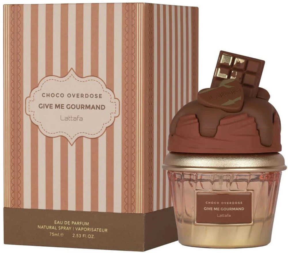 Lattafa Choco Overdose Give Me Gourmand EDP parfumuotas vanduo moterims, 75 ml