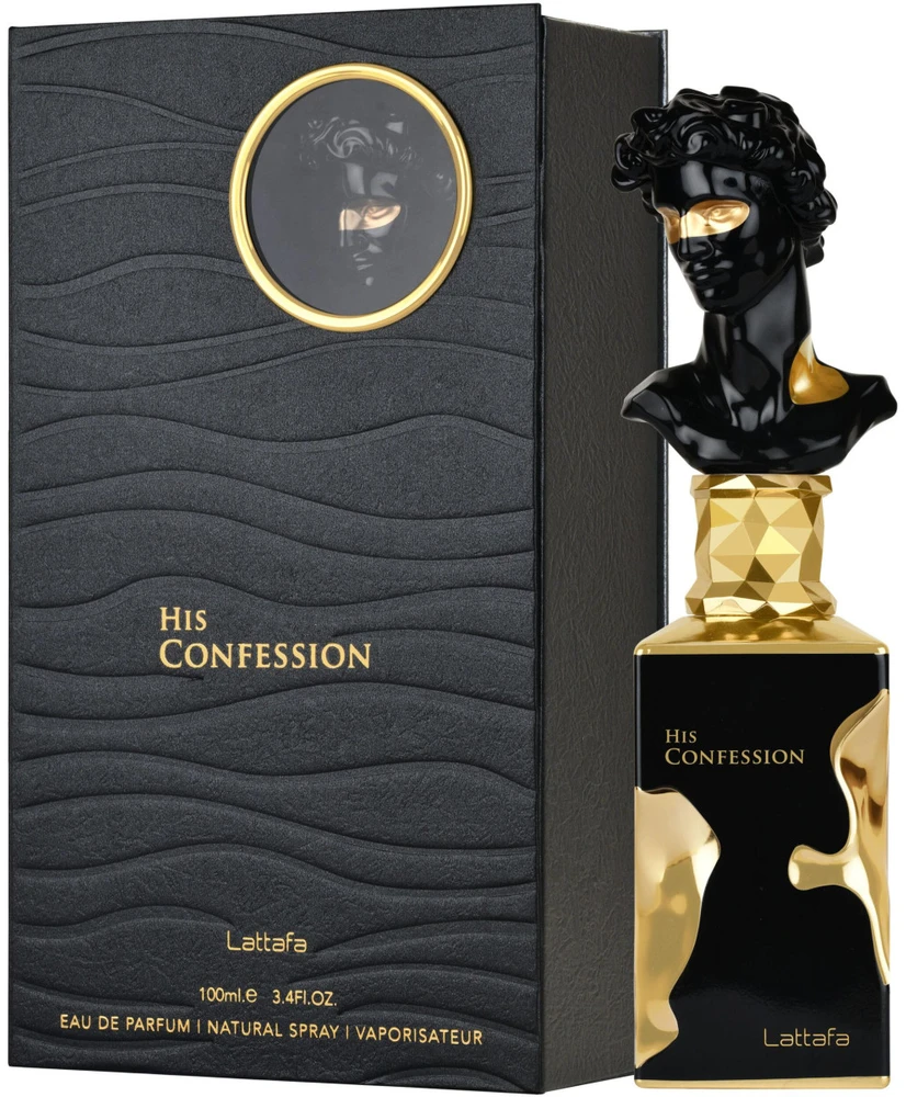 Lattafa His Confession EDP parfumuotas vanduo vyrams, 100 ml