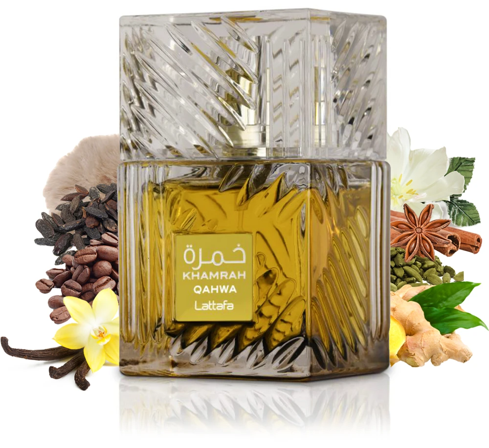Unisex kvepalai Lattafa Khamrah Qahwa EDP, 100 ml