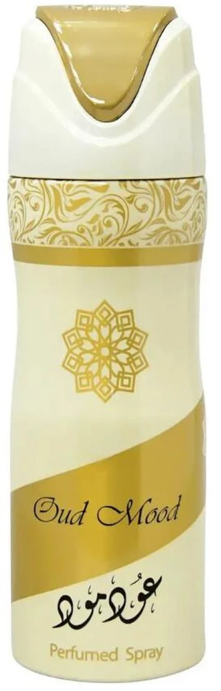 Lattafa Oud Mood Perfumed Purškiklis parfumuotas dezodorantas, 200 ml