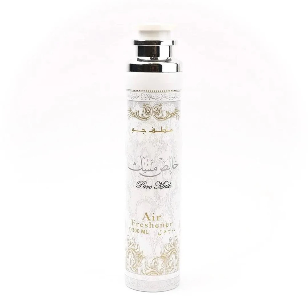 Lattafa Pure Musk Air Freshener purškiamas namų kvapas, 300 ml