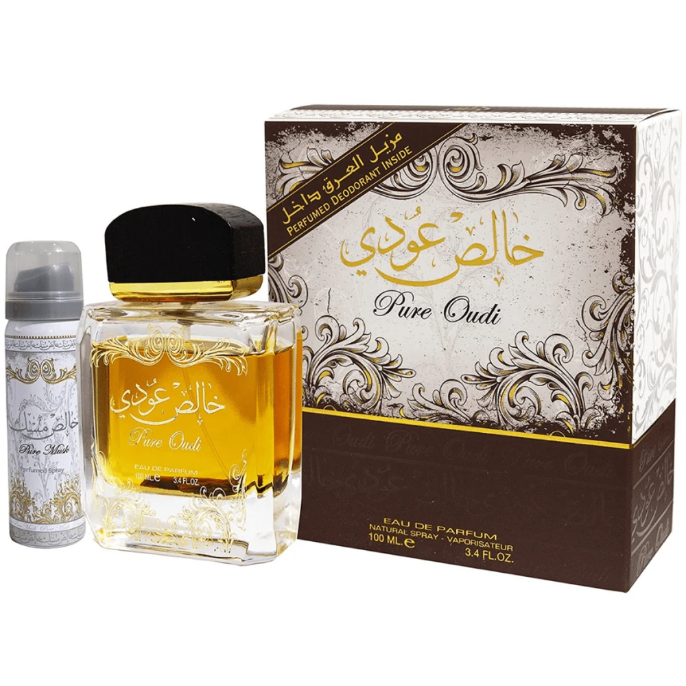 Unisex kvepalai Lattafa Pure Oudi EDP, 100 ml