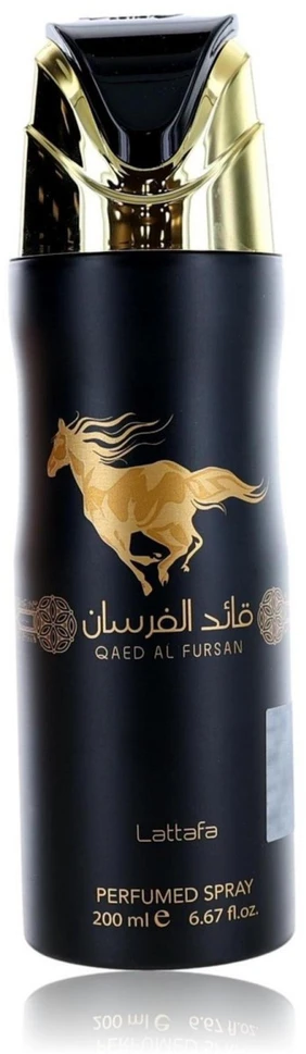 „Lattafa Qaed Al Fursan“ unisex kvapusis dezodorantas su violetiniu atspalviu, 200 ml