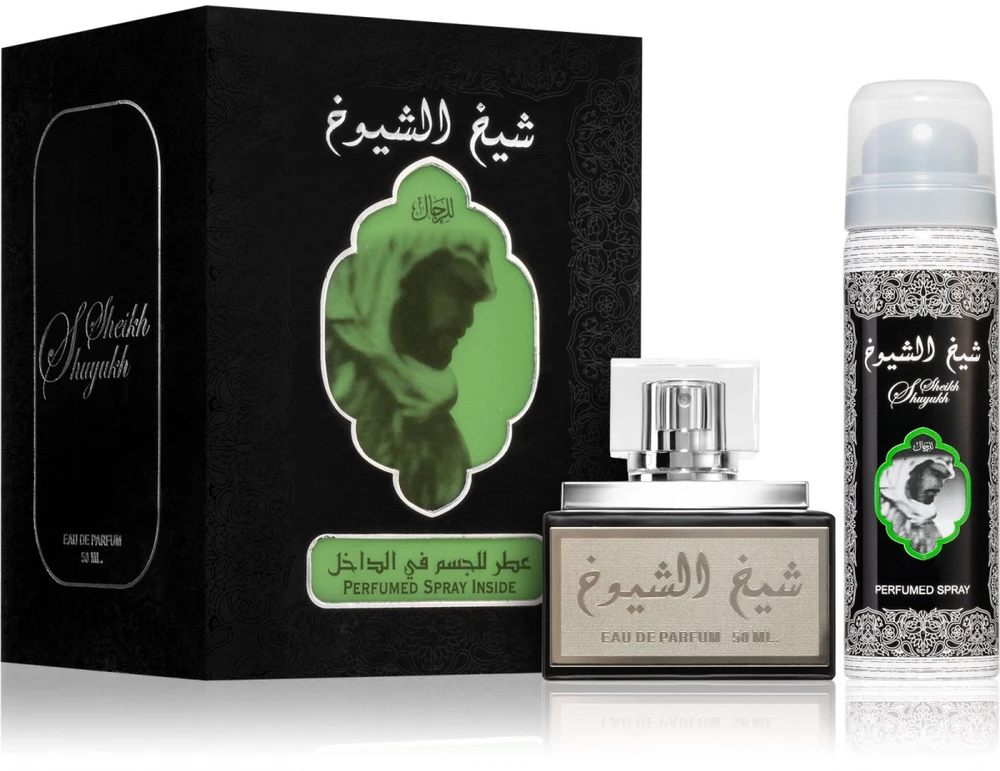 Lattafa Sheikh Al Shuyukh rinkinys unisex (EDP, 50 ml + dezodorantas, 75 ml)