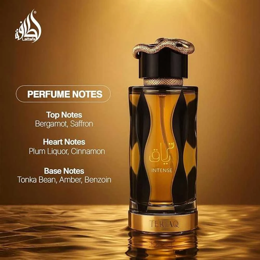 Unisex kvepalai Lattafa Teriaq Intense EDP, 100 ml