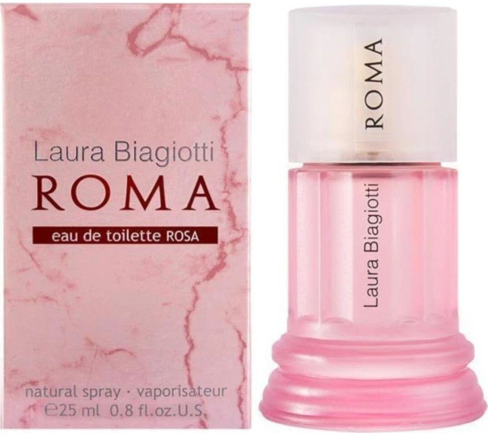 Laura Biagiotti Roma Rosa EDT tualetinis vanduo moterims, 25 ml