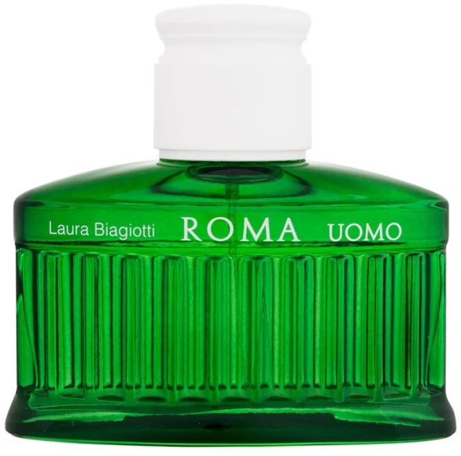 Laura Biagiotti Roma Uomo Žalias Swing EDT tualetinis vanduo vyrams, 75 ml