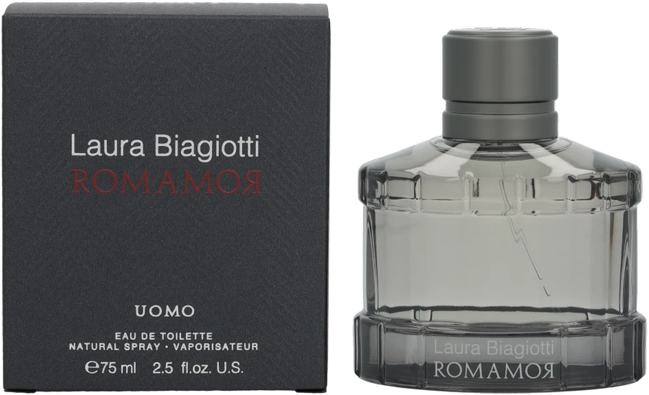 Laura Biagiotti Romamor Uomo EDT tualetinis vanduo vyrams, 75 ml