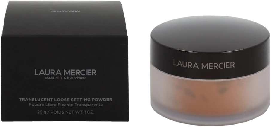 Biri fiksuojanti pudra Laura Mercier Translucent Loose Setting Powder, 29g, Spalva: Medium Deep