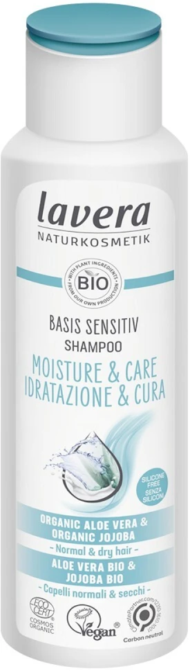 Lavera Hair moisturizing Šampūnas Basis Sensitiv Moisture & Care (Šampūnas), 250 ml