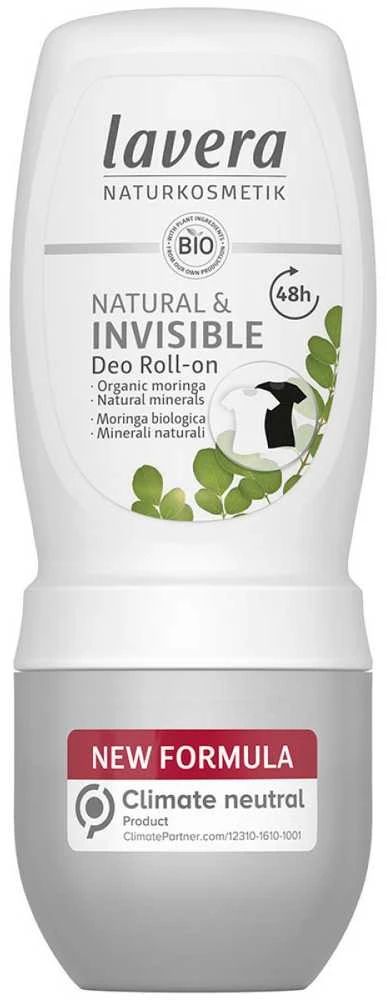 Lavera Invisible rutulinis dezodorantas su moringa