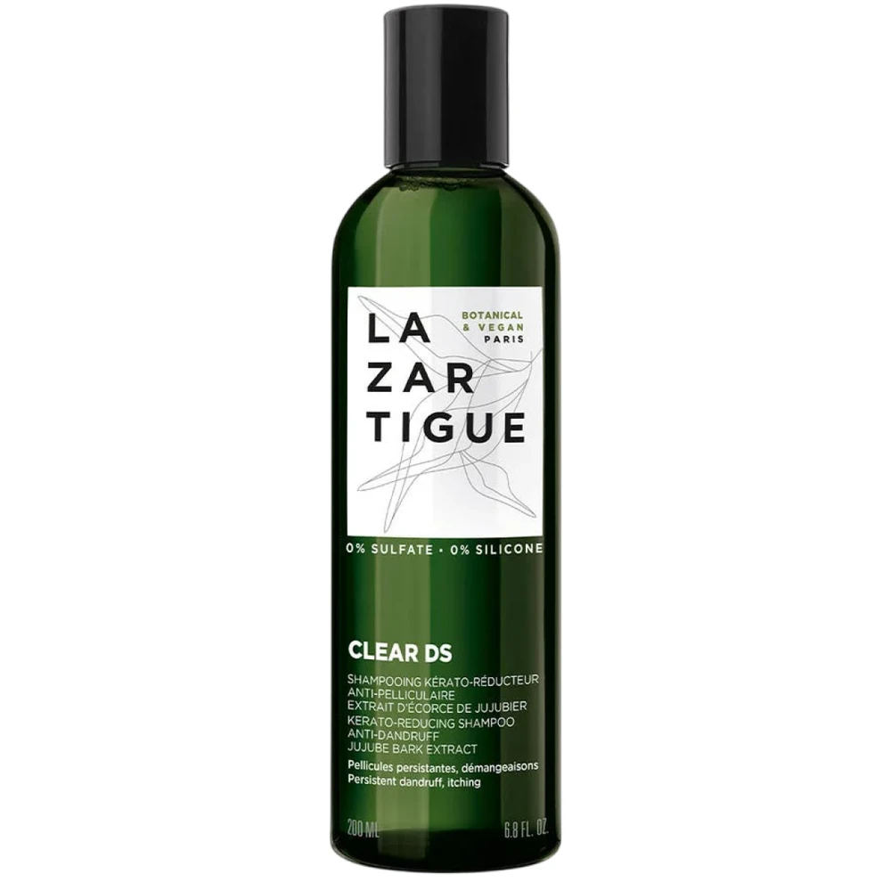 Lazartigue Clear Ds plaukų šampūnas, mažinantis keratozę ir pleiskanas, 200 ml