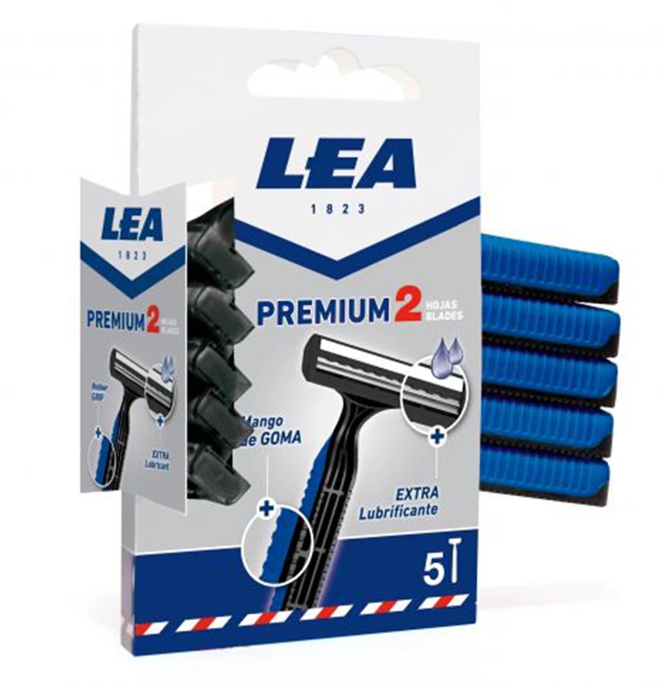"Lea Premium" 2 ašmenys Vienkartiniai peiliukai 5 vienetai
