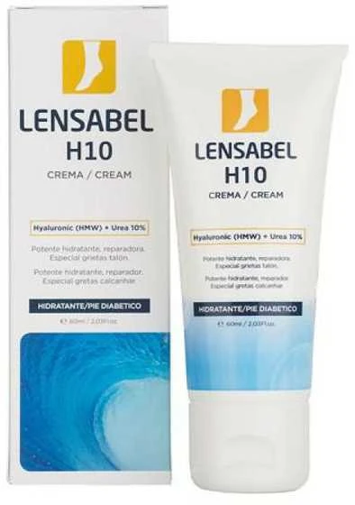 Lensabel H10 Diabetinės pėdos drėkinamasis kremas 60ml