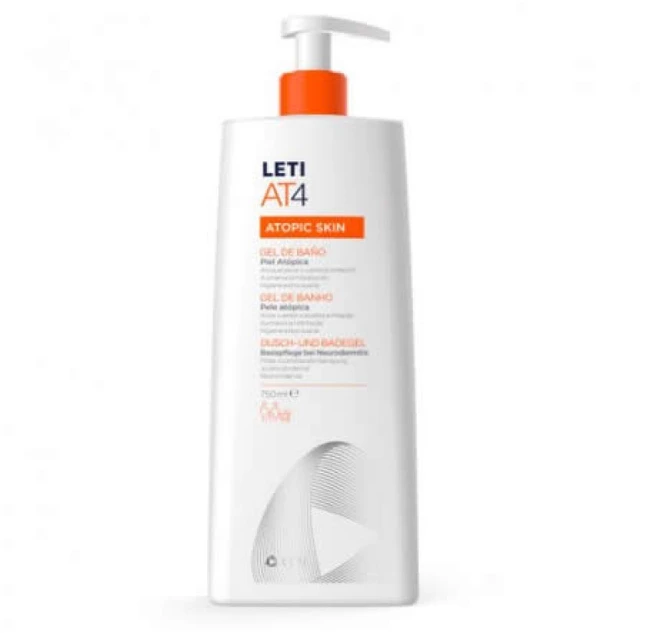 Leti At4 Vonios gelis su lipidais 750ml
