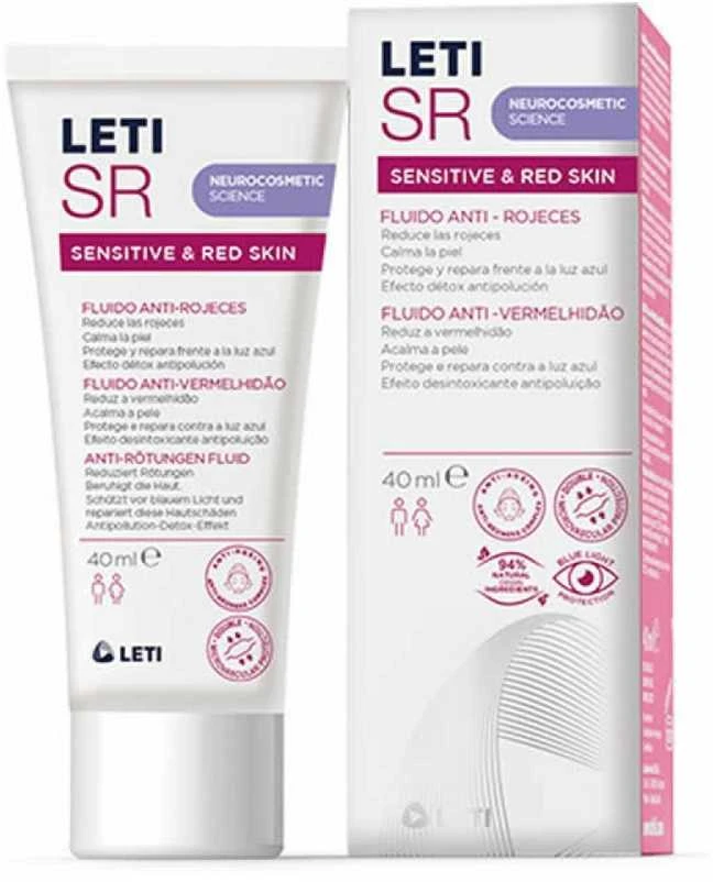 Leti Sr Anti-Redness Fluid, 40 ml