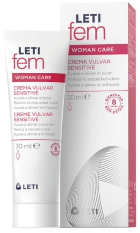 "LetiFem Womn Care" vulvarinis kremas "Sensitive" 30ml
