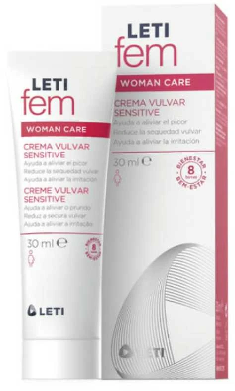 "LetiFem Womn Care" vulvarinis kremas "Sensitive" 30ml