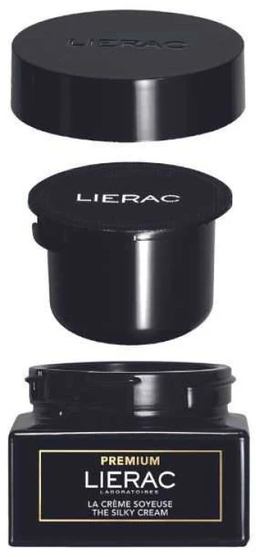 Lierac Premium La Creme Soyeuse The Silky Kreminis Refill veido kremo papildymas, 50 ml