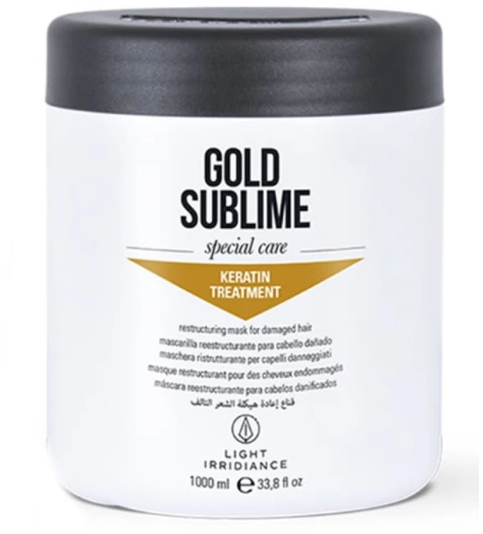 Plaukų kaukė su keratinu Light Irridiance Gold Sublime Keratin Treatment Mask, 1000ml