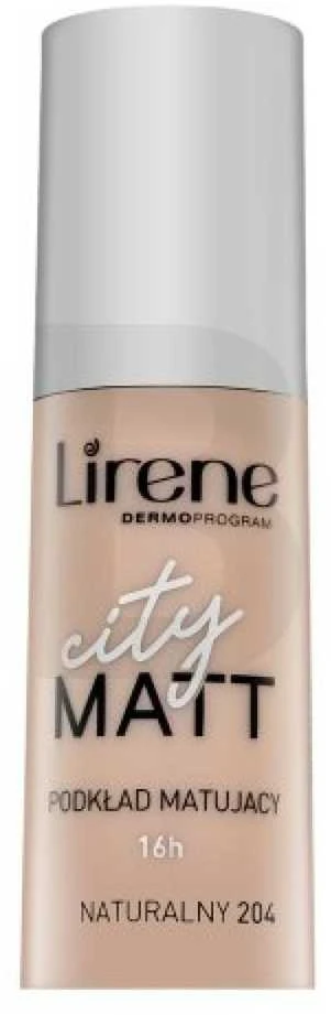 Lirene City Matt Matifying Liquid Foundation 204 Natural, 30 ml