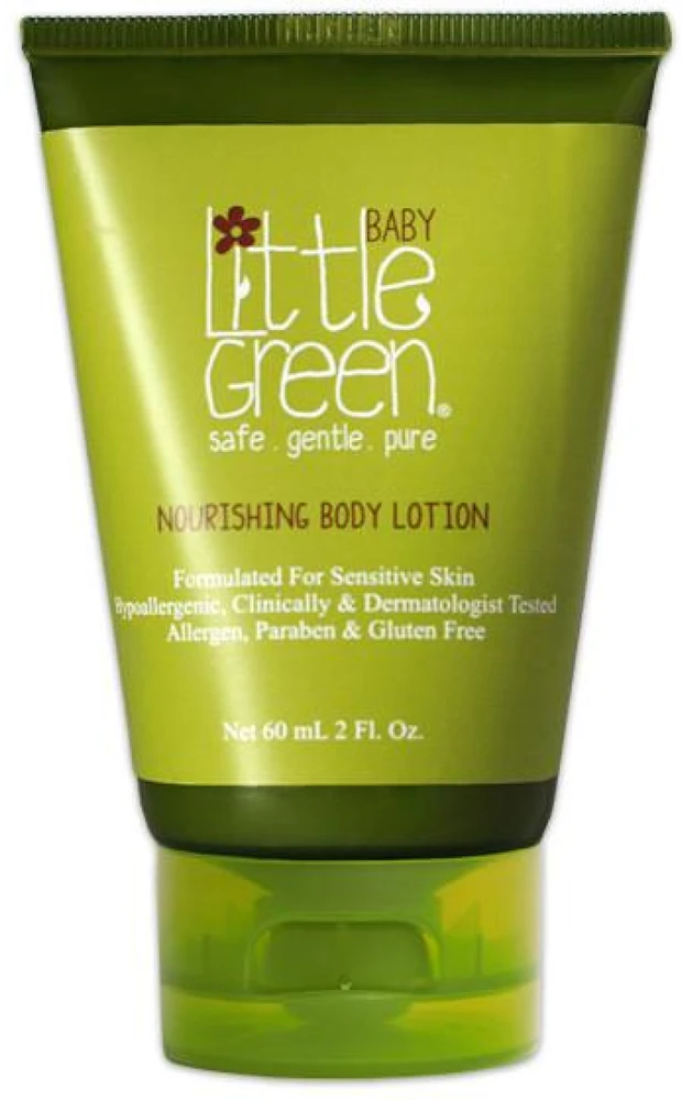 Little Green Little Žalias Little Žalias BABY maitininantis Losjonas kūnui maitinantis veido ir kūno losjonas kūdikiams, 60 ml