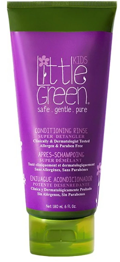 Little Green Little Žalias Little Žalias Kids Conditioning Rinse lengvinantis iššukavimą plaukų kondicionierius vaikams, 180 ml